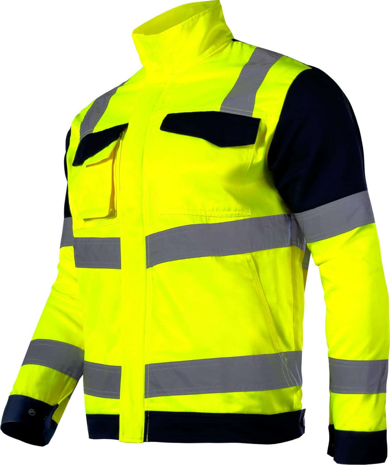 Premium varnostna jakna Lahti Pro, rumena, M