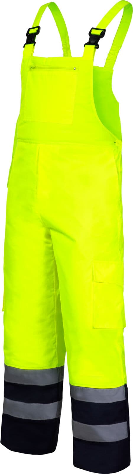 Odebeljene delovne hlače Lahti Pro, rumene, 3XL