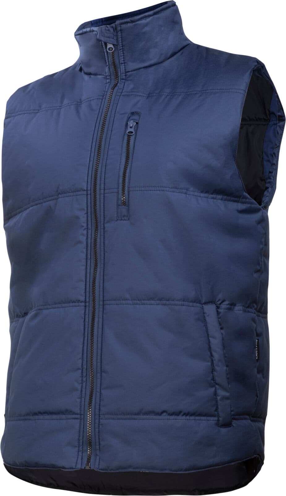 Odebeljen brezrokavnik, temno moder/črn, 2XL, Lahti Pro
