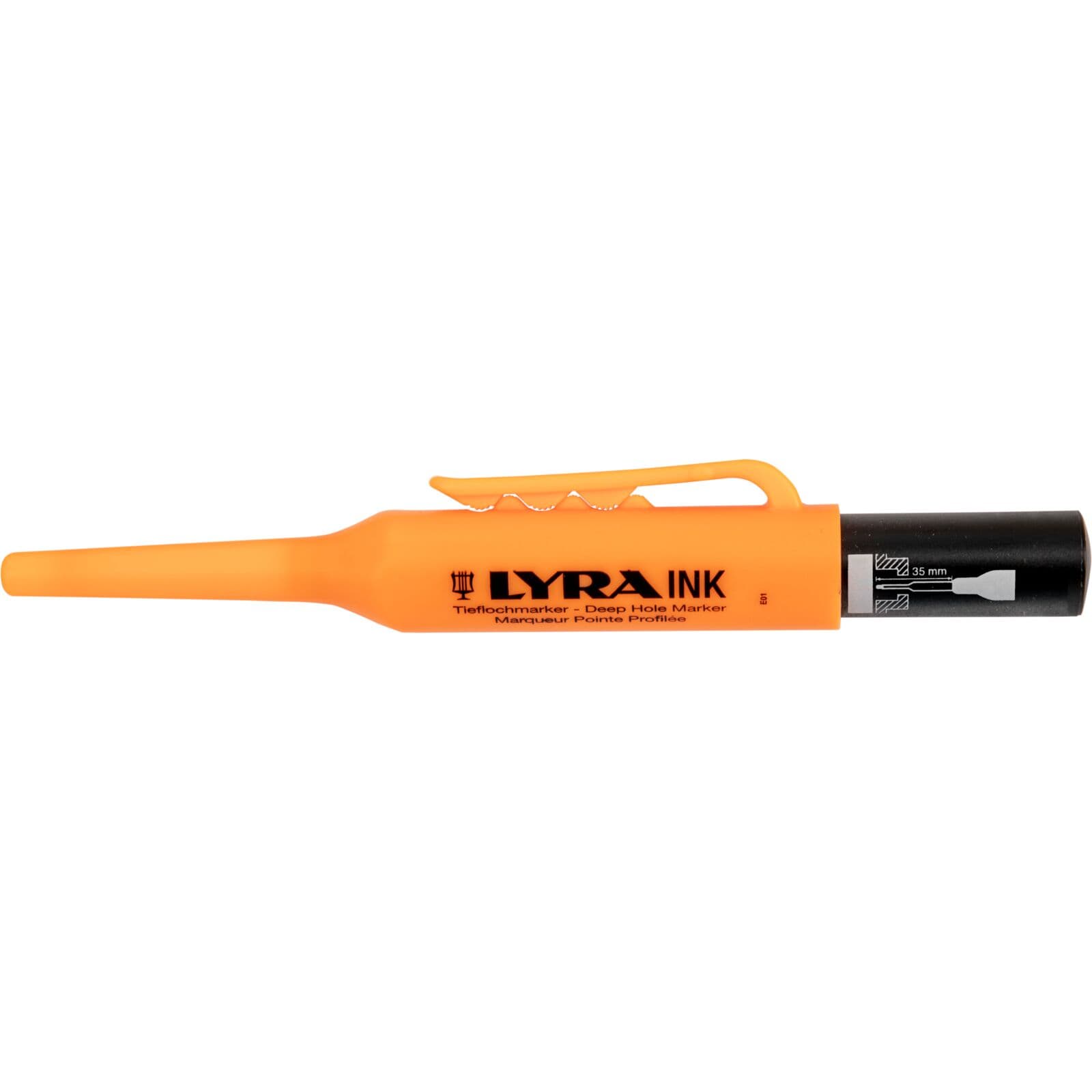 Marker za globoke luknje Lyra Ink 1 mm, črni