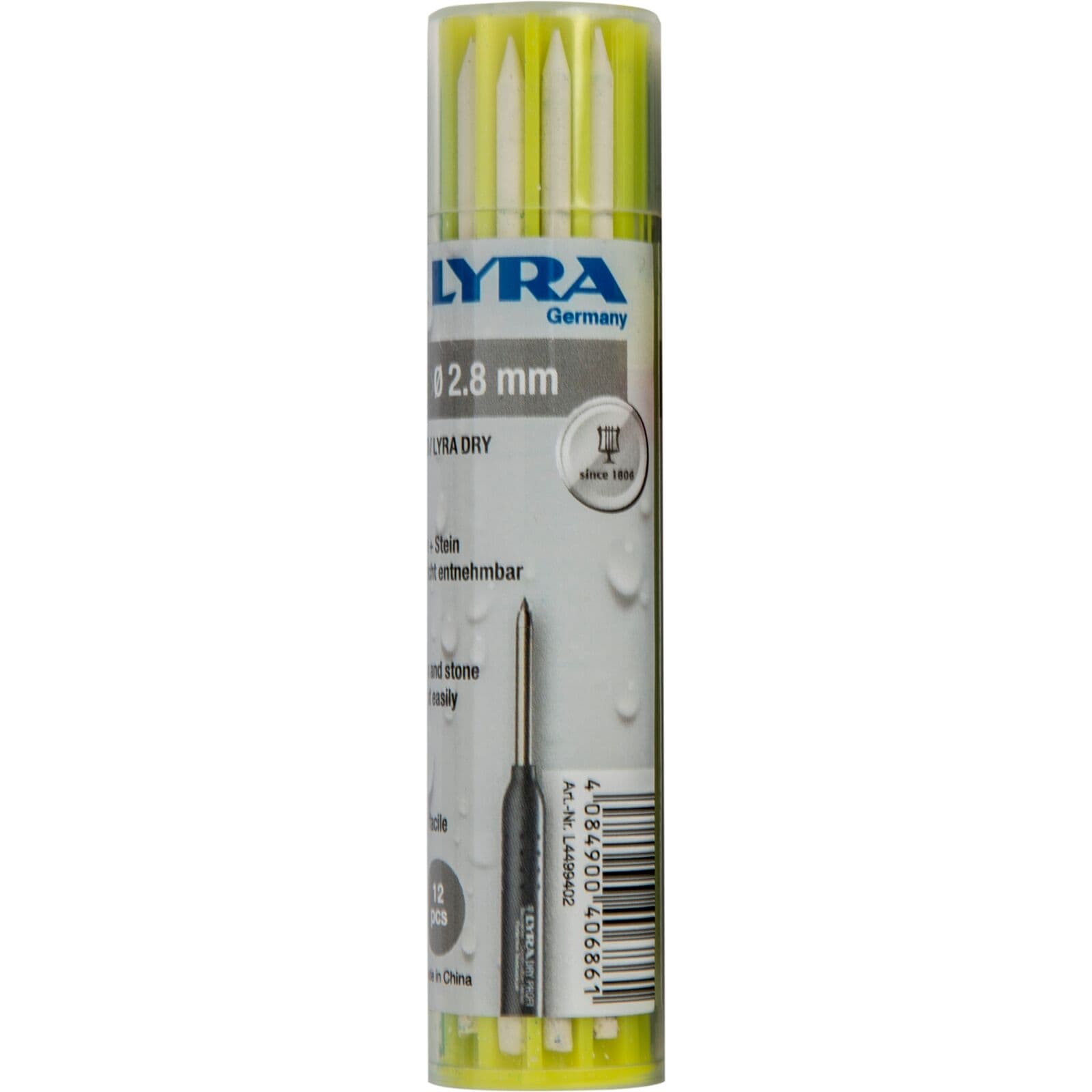 LYRA rezervni vložki za marker, 12 kos (4 bele, 4 zeleni, 4 modri)