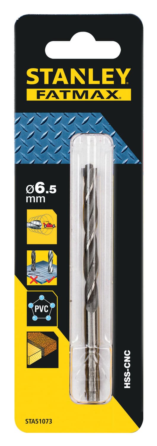 Sveder za kovino Stanley Fatmax HSS-CNC, fi 6,5 mm