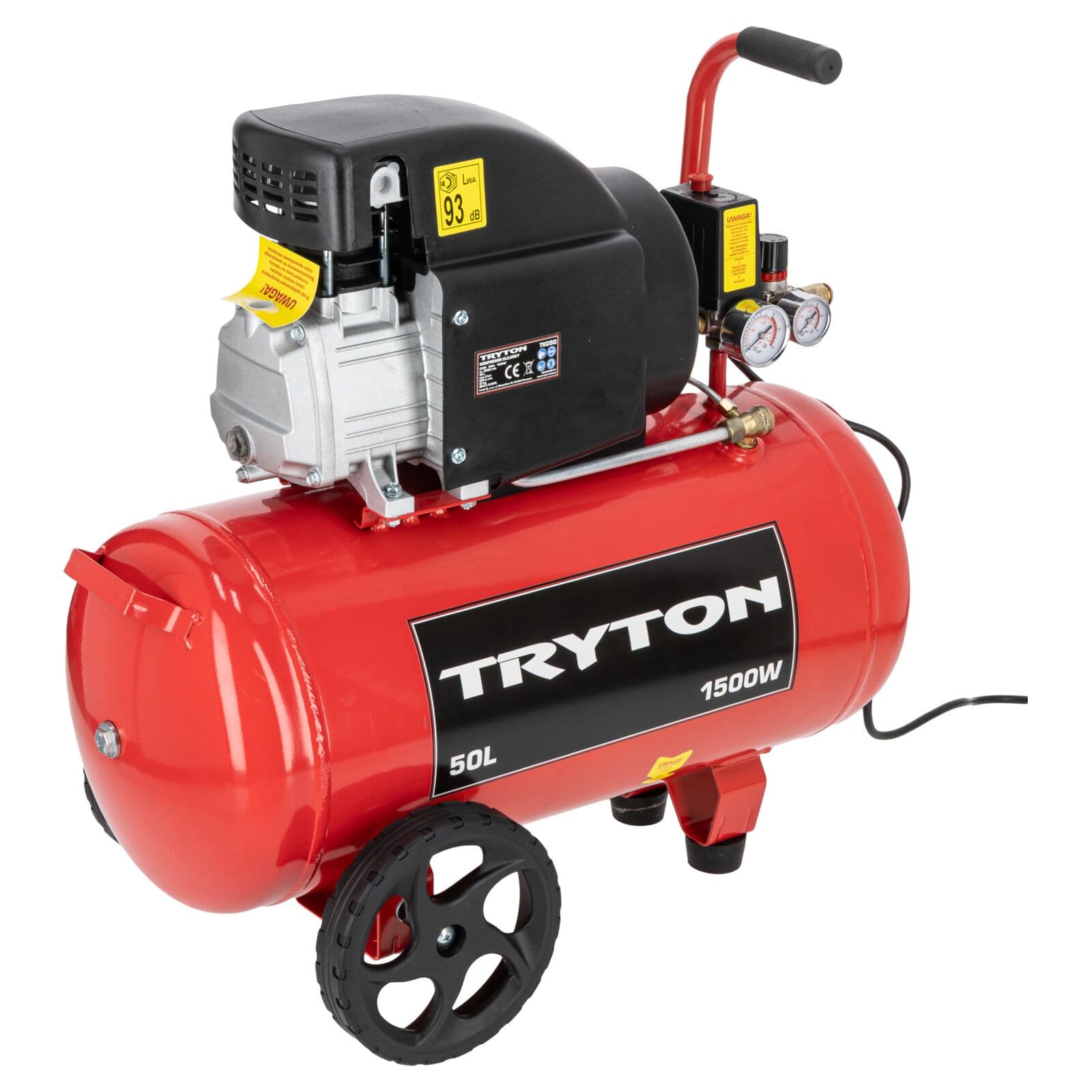 Tryton oljni kompresor 50l, 1500W/2KM, 8bar, 206l/min