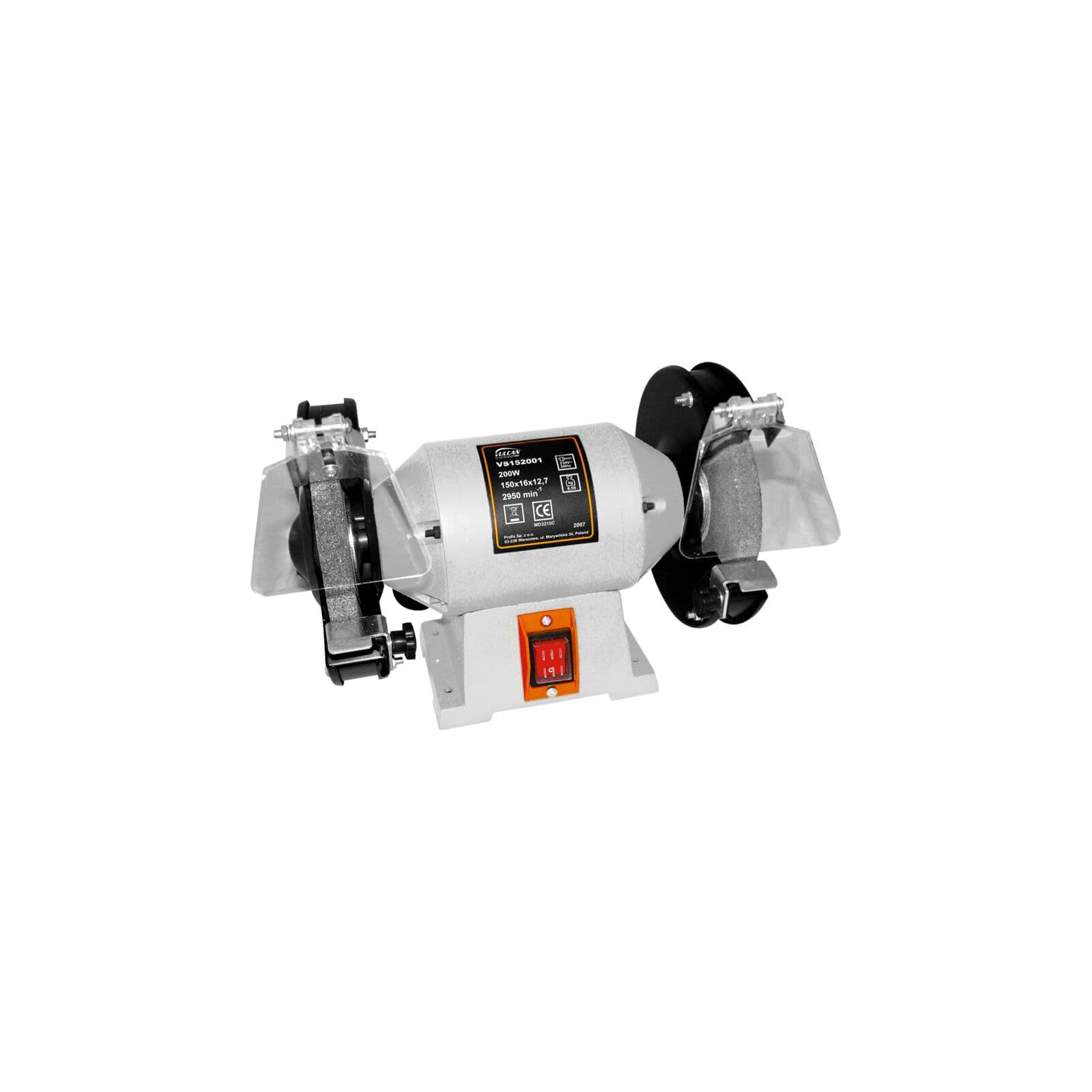 Namizna brusilka Vulcan 200W, 150x16x12,7mm