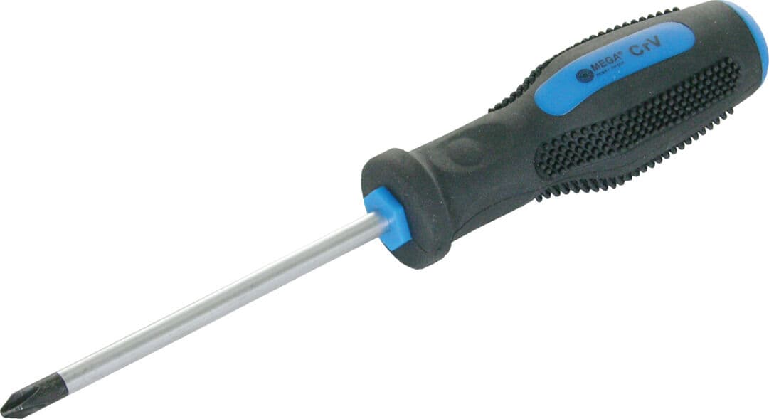 Križni izvijač Mega PH0 x 75mm (obešanka), "ježek" CV