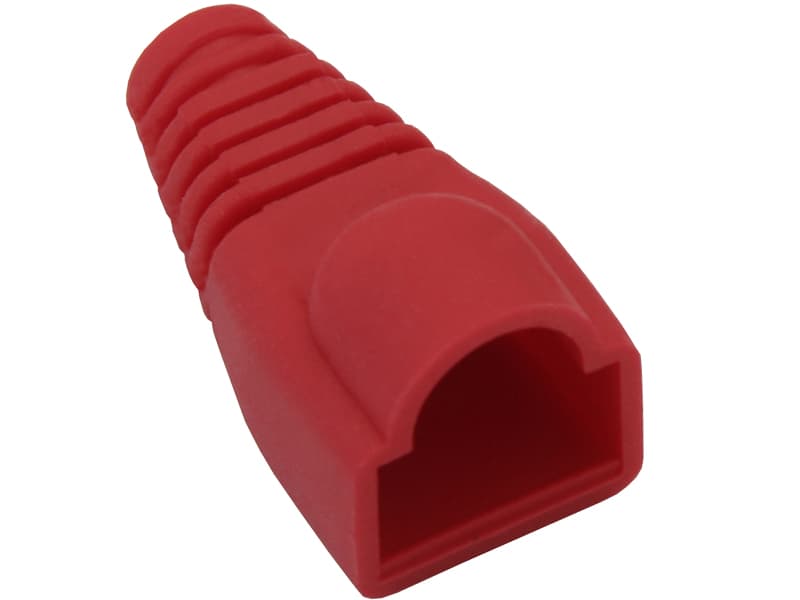 Gumijasti pokrov za RJ45 konektor Blow, rdeč, 50 kosov