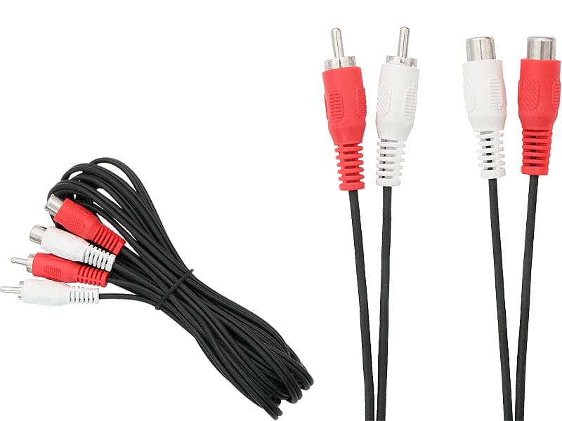 RCA podaljšek Blow, 2x RCA (M) / 2x RCA (F), 3m