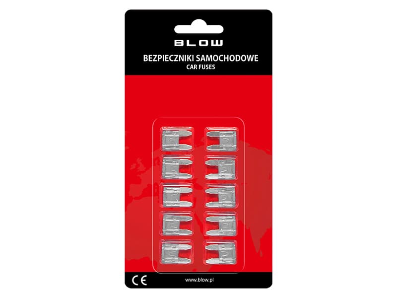 Blow Mini Avtomobilski Varovalka 25A – 10 kosov