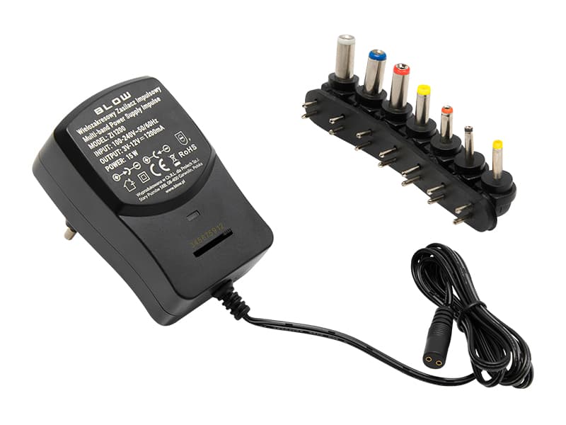 Blow Zasilacz impulsowy PRO 1200 ZI, nastavljiv 3-12V, 15W