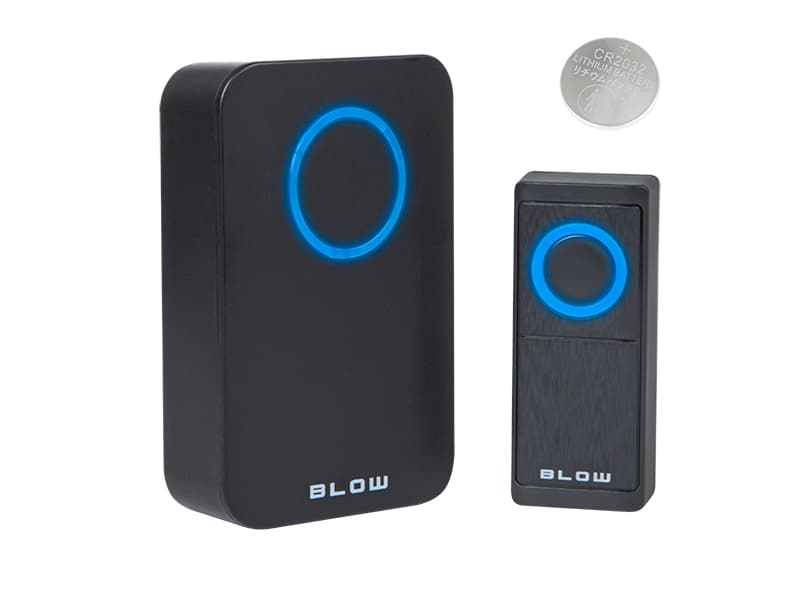 Blow DPB-11, brezžični zvonec, črn