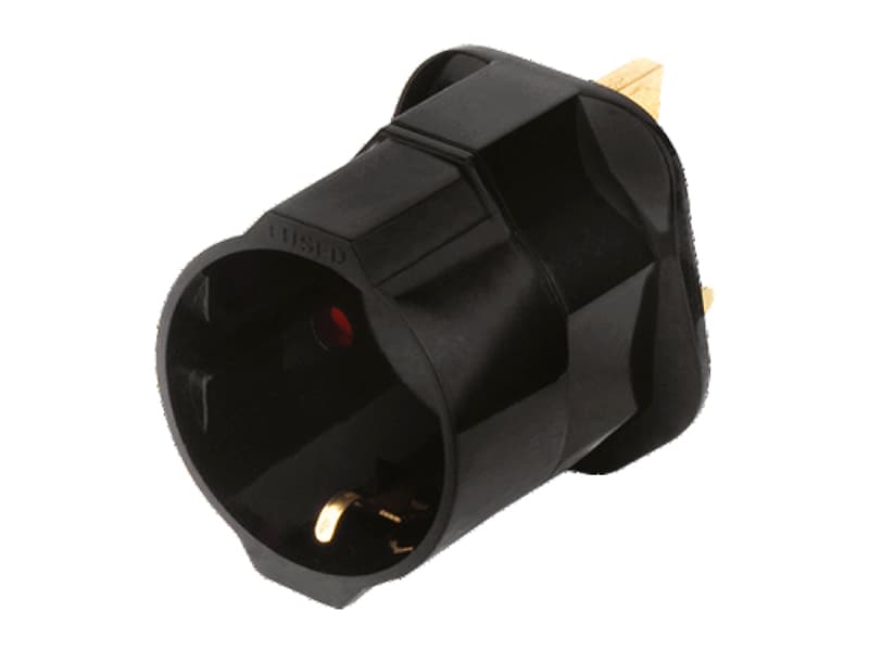 Potovalni adapter Blow UK/Schuko z vgrajenim varovalko