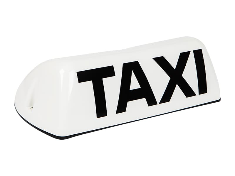 Znak (luč) taxi Blow LED, na magnet, 12V