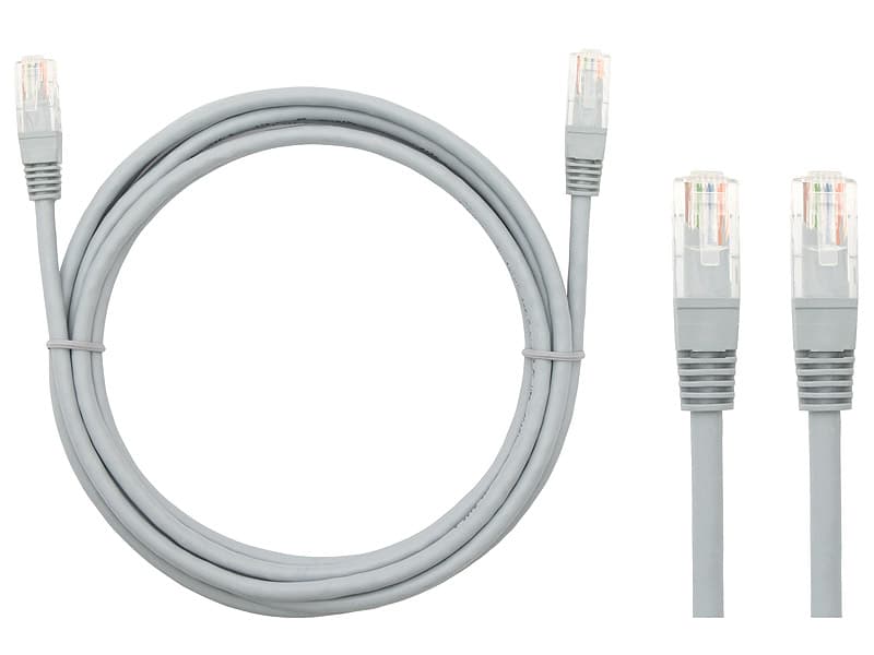 Blow Patchcord UTP kabel, 1,5m, sivi