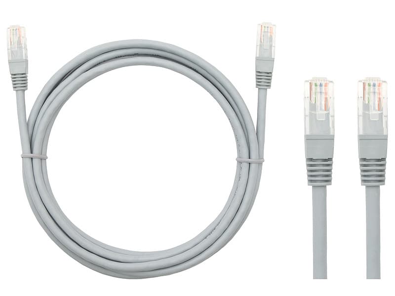 Blow Patchcord UTP kabel, 7,5m, sivi
