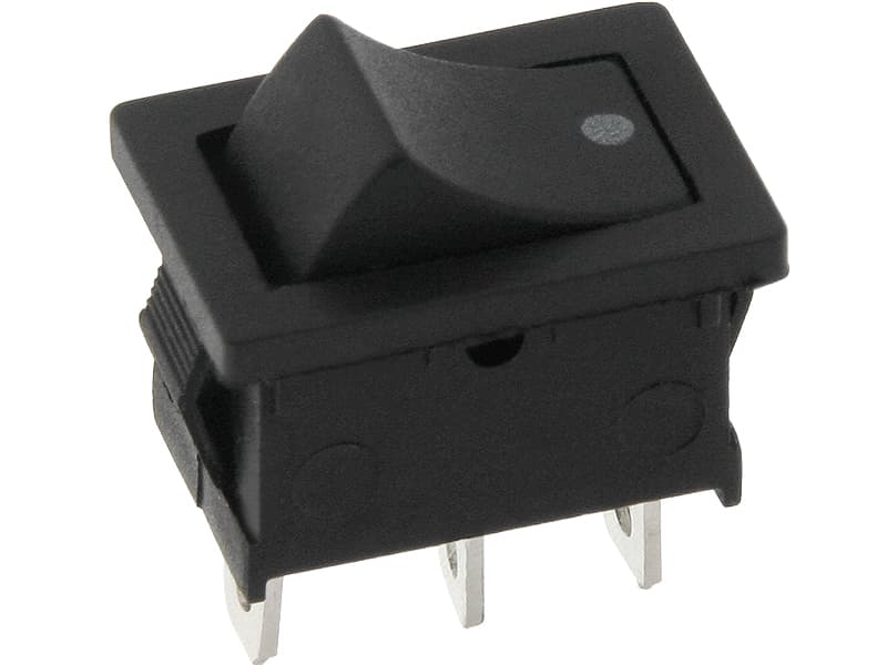 Preklopno stikalo Blow MK1012C, rocker, črno