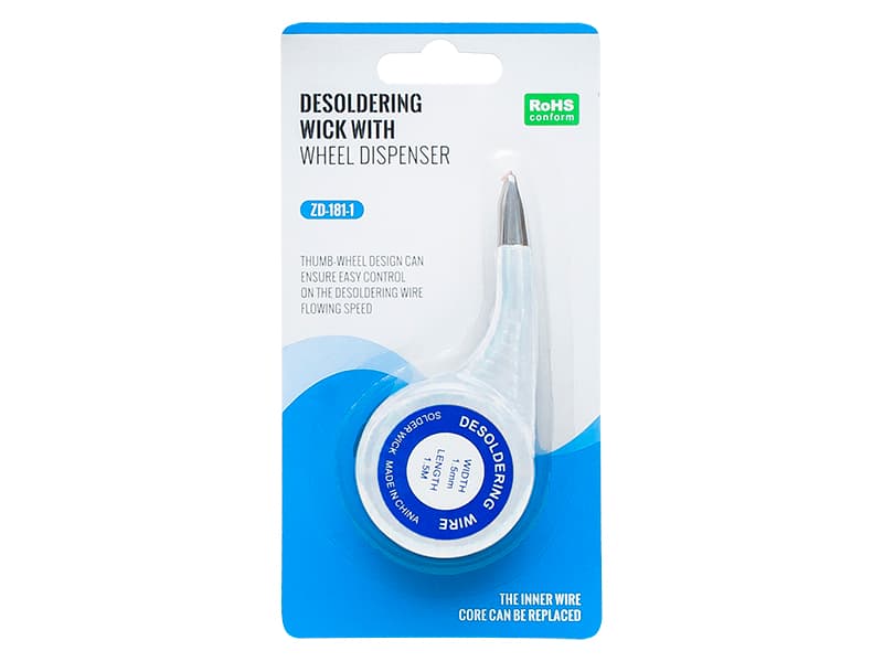 Odsesovalna pletenica za spajkanje Blow 1.5mm + dozirnik