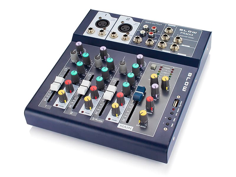 Blow Studio mikser PRMX 4, 4 kanali, Bluetooth