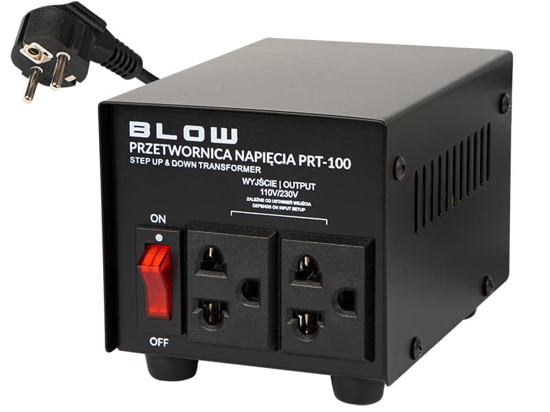 Blow Pretvornik napetosti PRT-100W (230V -> 110V / 110V -> 230V)