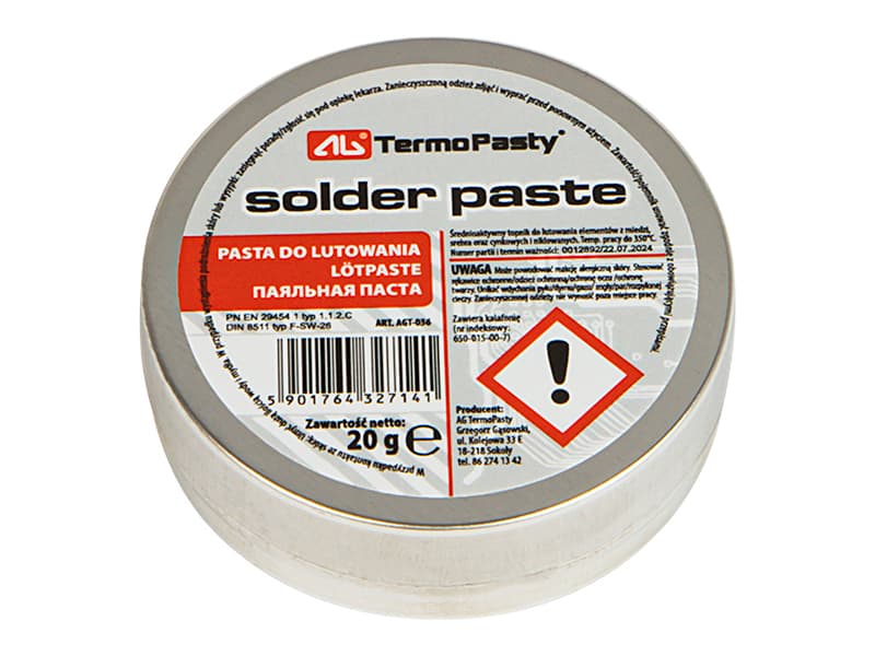 Spajkalna pasta AG 20g (burski amber)
