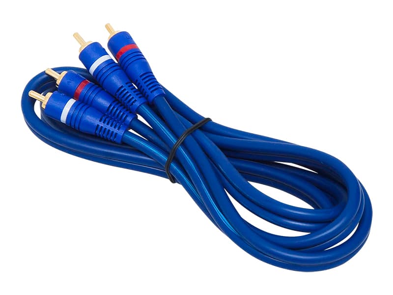 Blow Avdio kabel 2xRCA (moški) - 2xRCA (moški), 1.5m, neonski