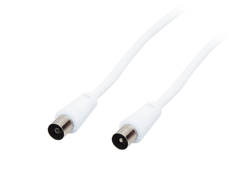 Blow 4331# Antenski kabel TV-Video, 4.5m, bela, dvojno oklopljen