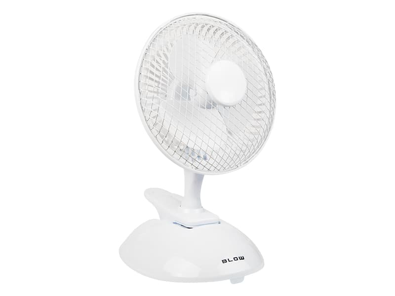Namizni ventilator Blow 6"/15cm s sponko, 25W, bel