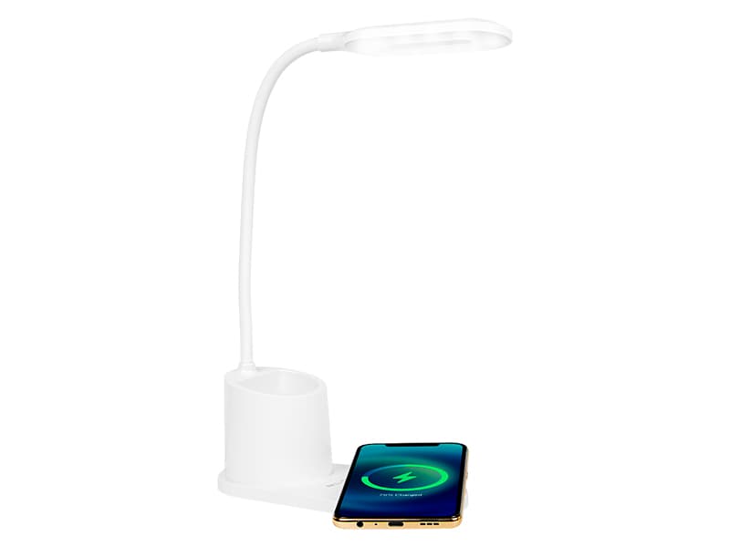 Namizna LED svetilka Blow z indukcijskim polnilcem QC