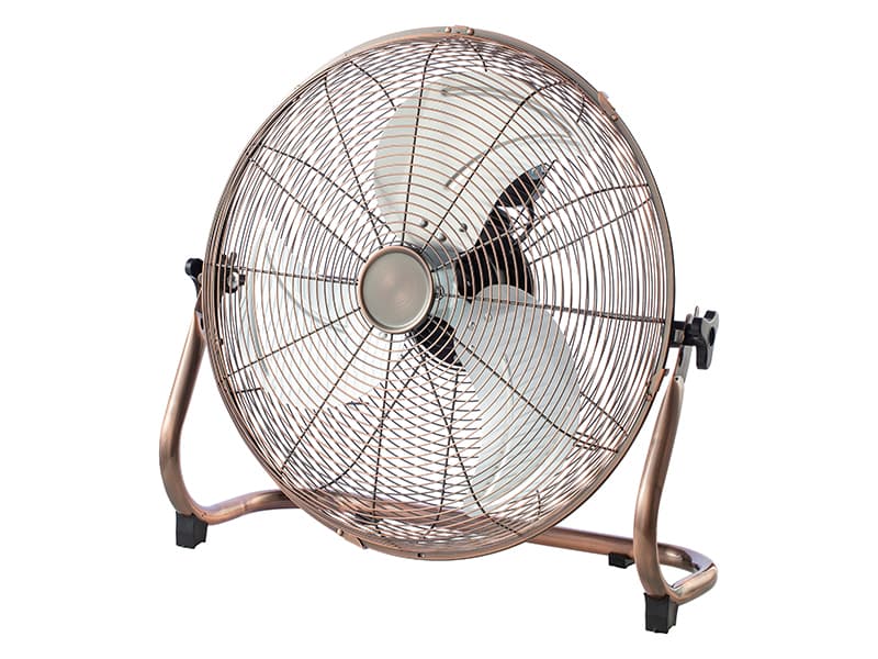 Podstavni ventilator 45cm (18") 200W, bakreno zlat, cirkulator