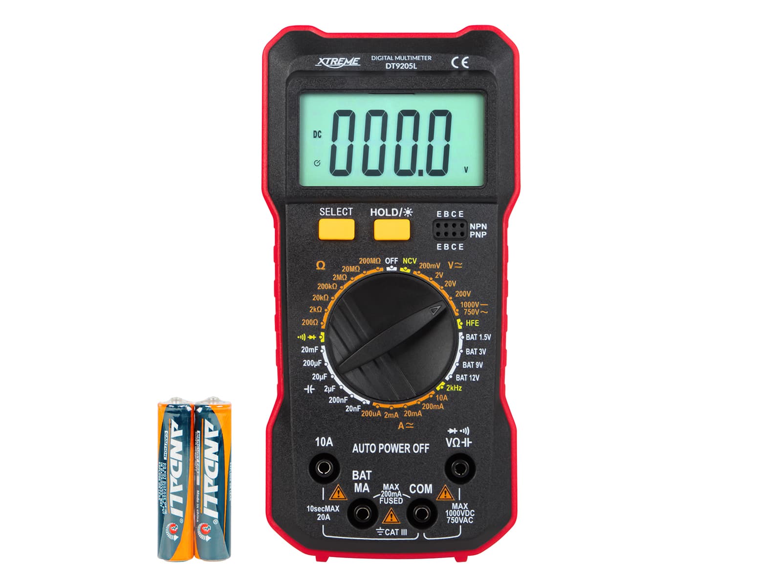 BLOW Multimeter DT9205L XTREME, digitalni merilnik