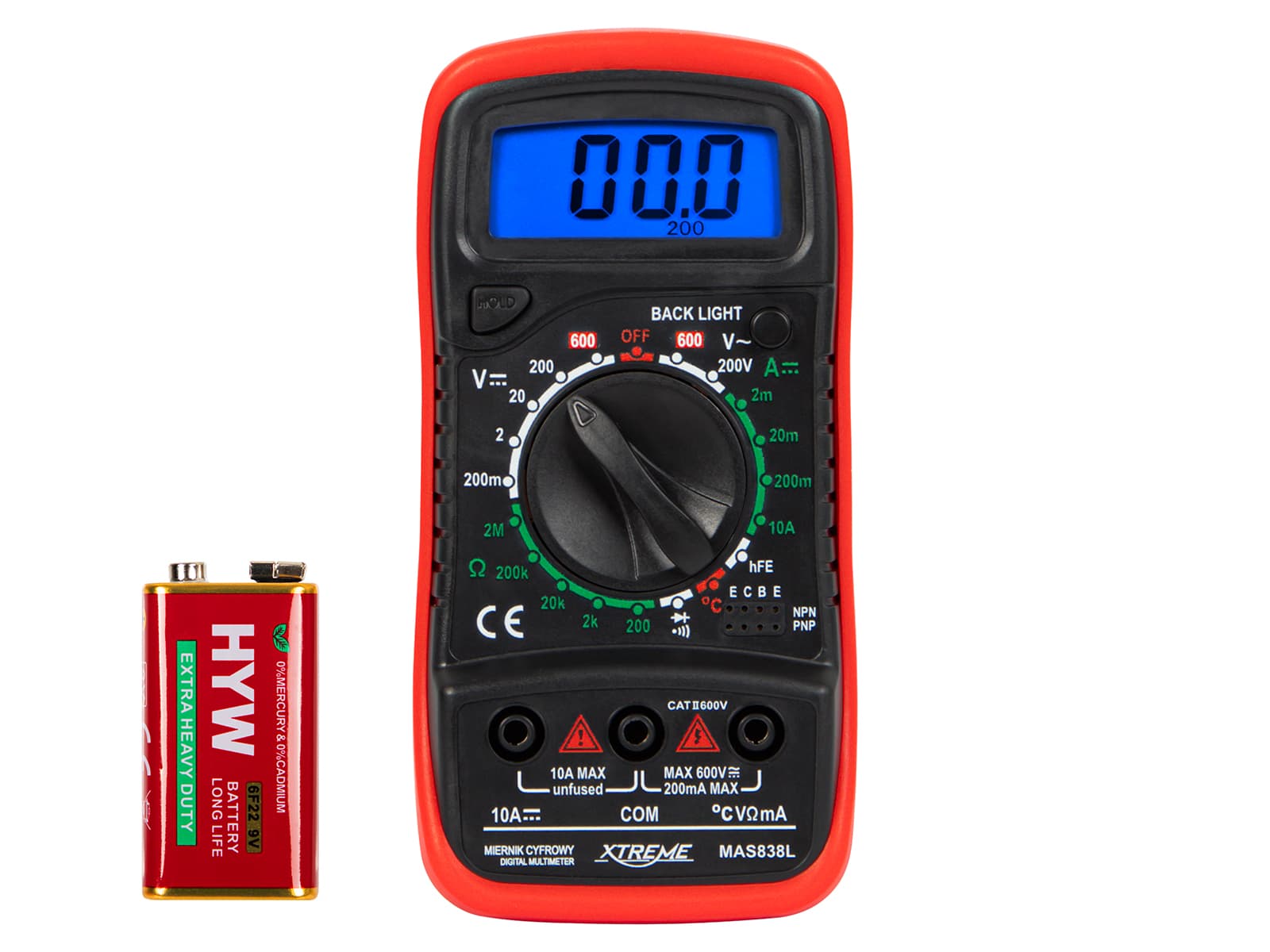 Digitalni multimeter Blow MAS838L XTREME