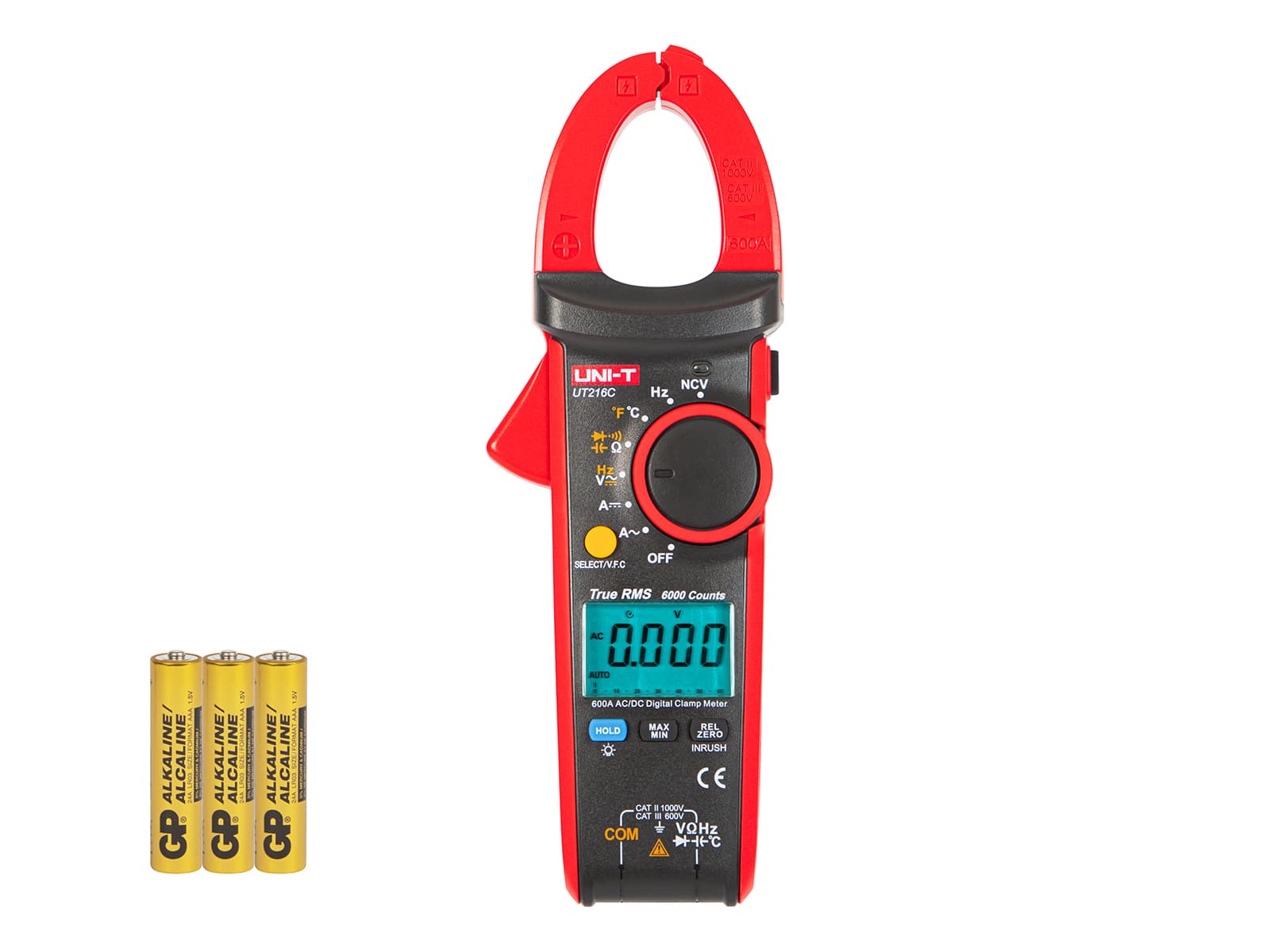 Kleščasti multimeter UNI-T UT216C, Blow