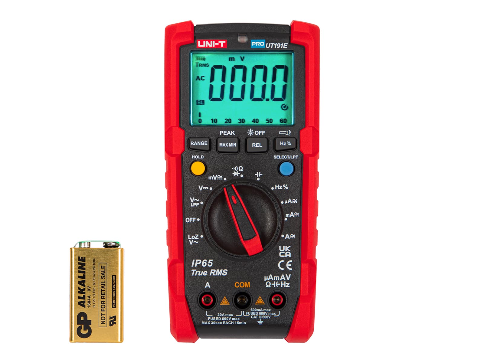 Industrijski multimeter UNI-T UT191E, Blow