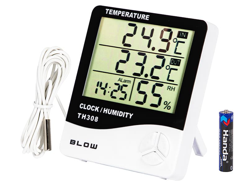 Termo-higrometer BLOW TH308, merilnik vlage in temperature