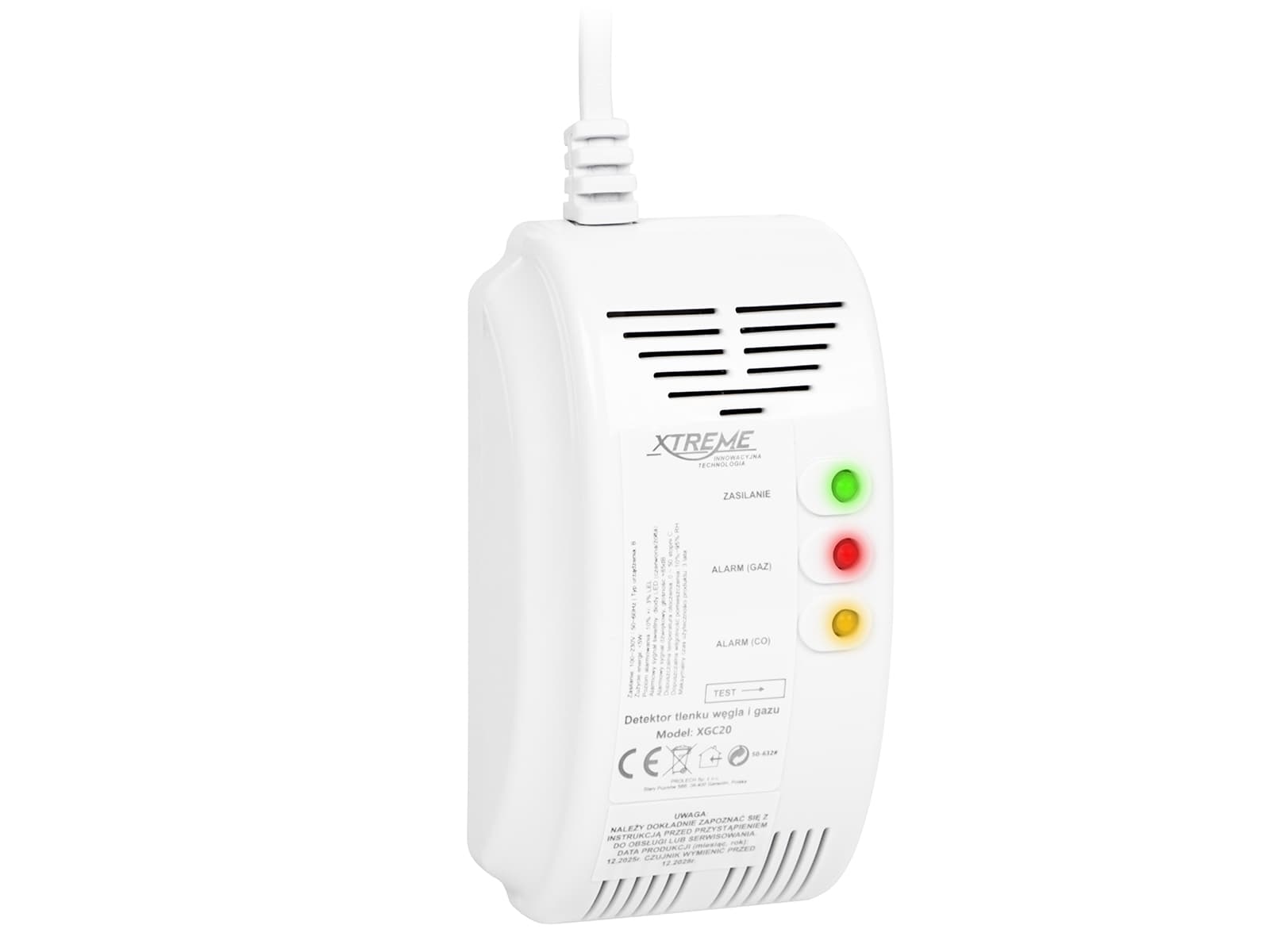 Blow 50-632# Detektor CO in plina XGC20, 230V