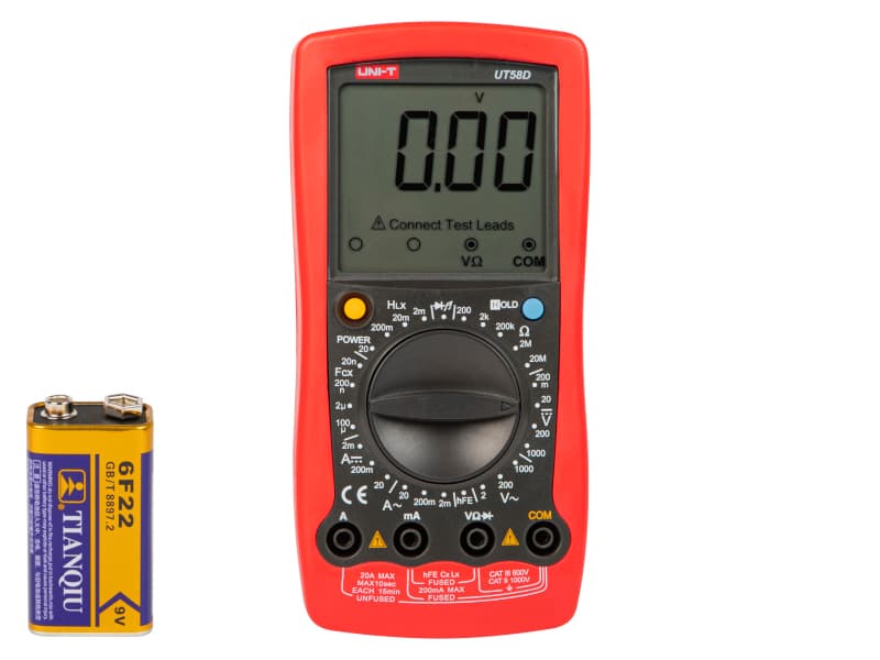 Multimeter Uni-T UT58D, digitalni, ročni razpon