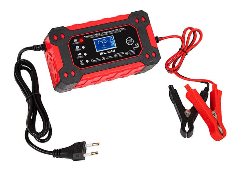 Avtomatski polnilnik akumulatorjev Blow 12V 10A z LCD