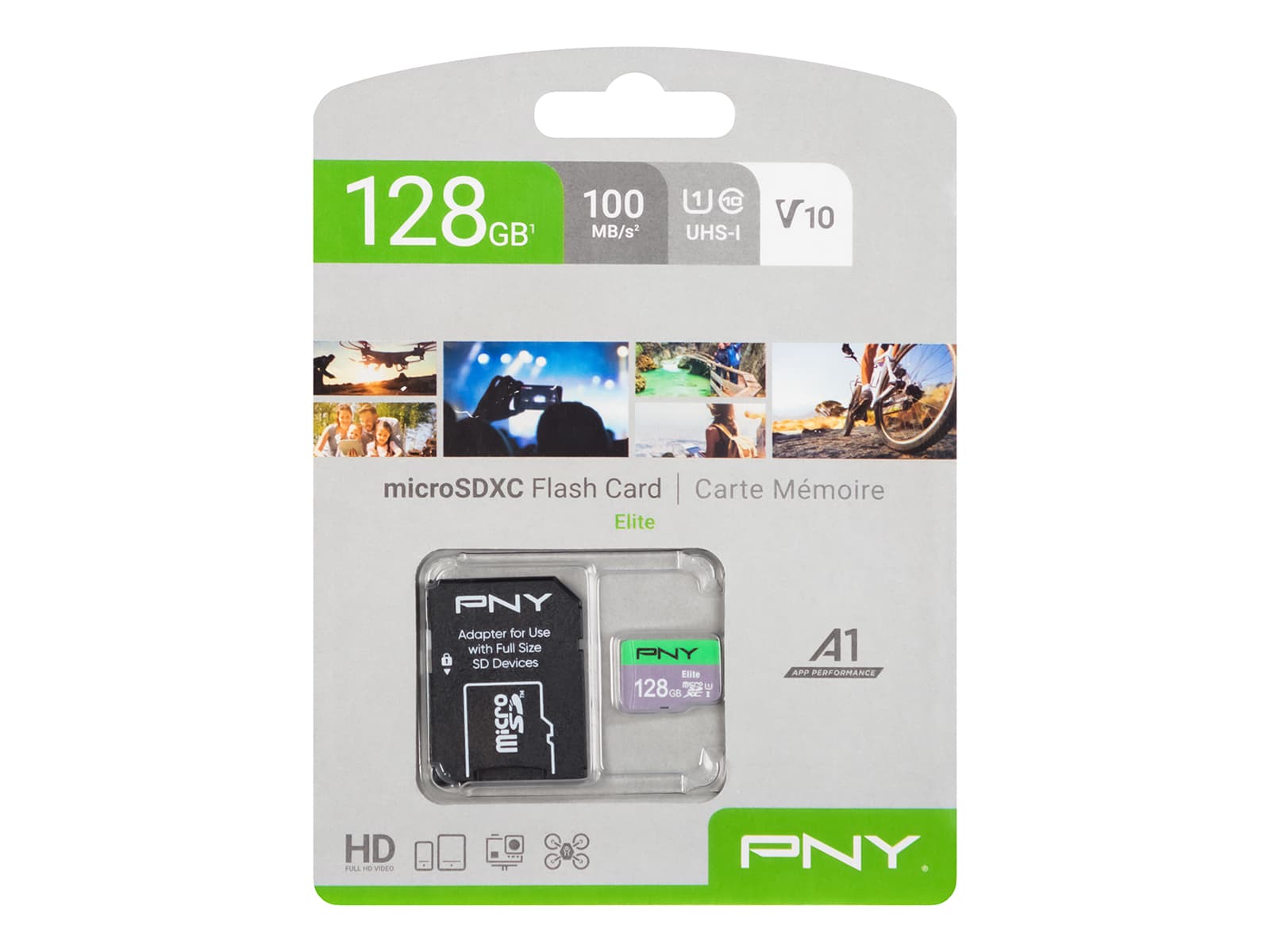 MicroSDXC kartica 128 GB + SD adapter PNY CL10 UHS-I, Blow