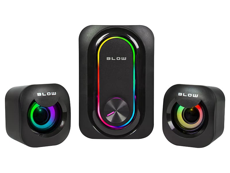 Blow 66-399# 2.1 stereo zvočniki z RGB osvetlitvijo in nizkotonce