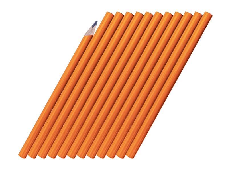 Gradbeni svinčnik Blow HB, 18 cm, 12 kosov