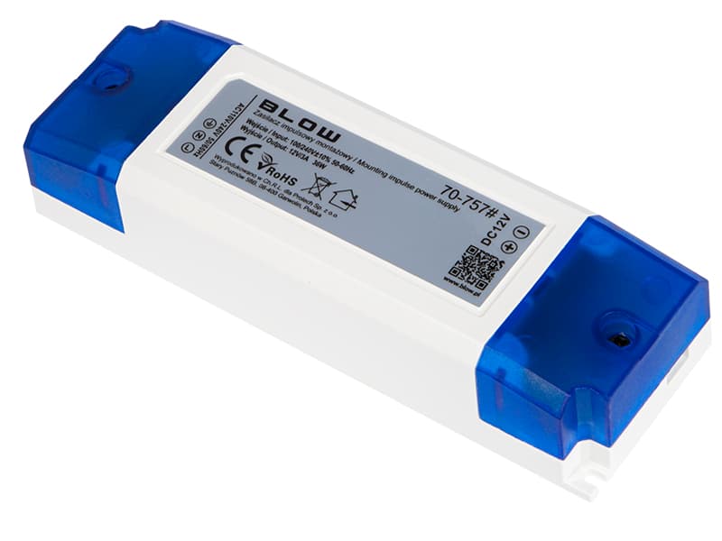Napajalnik Blow 12V/3A 36W Super Slim plastičen
