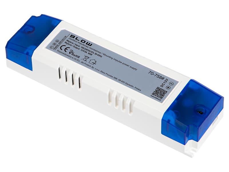 Napajalnik Blow 12V/5A 60W impulsni plastični