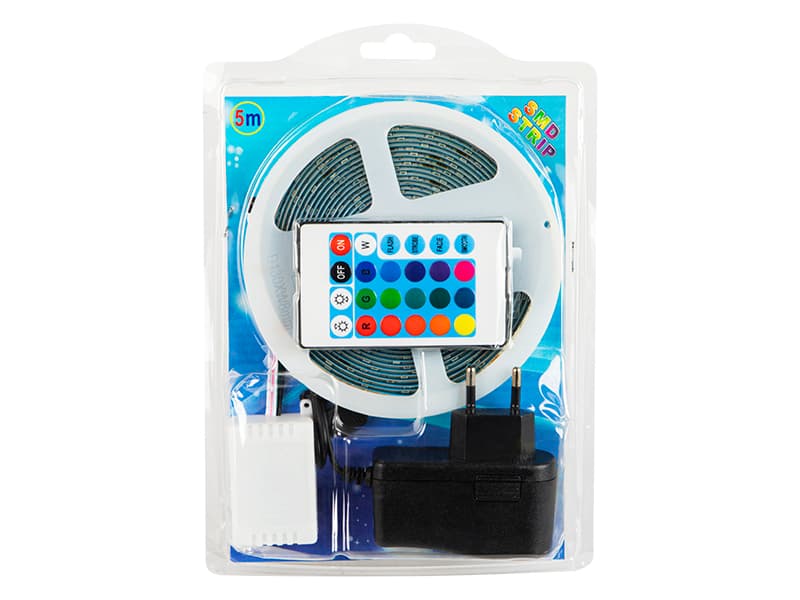 RGB LED trak Blow 2835, 5m, 300 LED, komplet, vodoodporen