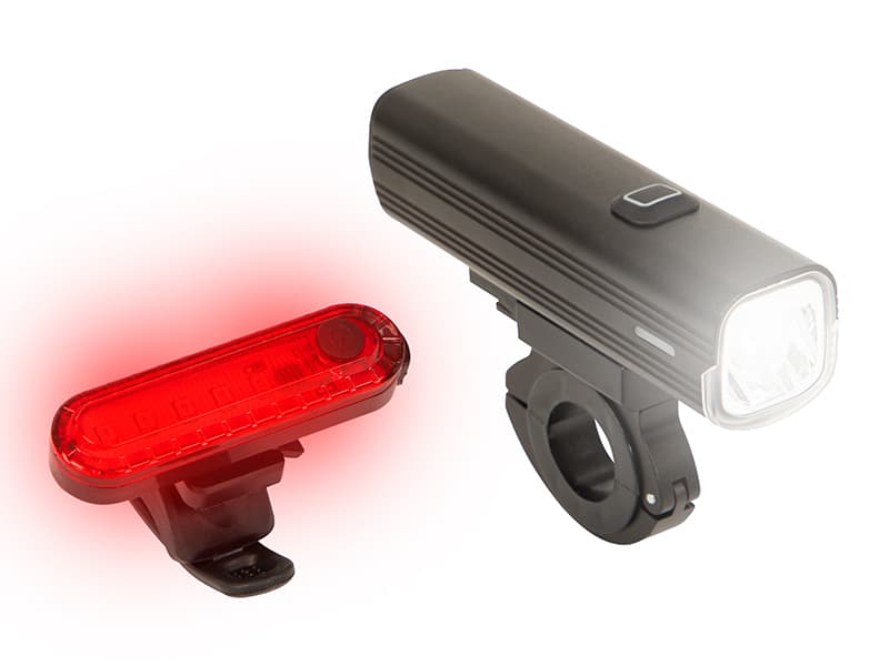 Blow Komplet LED luči za kolo BL-03 (sprednja+zadnja), 1000 lm, Powerbank
