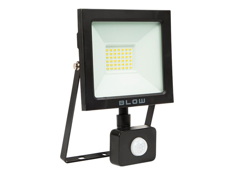 LED reflektor Blow 30W s PIR senzorjem, hladno bela IP65