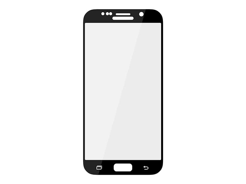 Kaljeno steklo Blow za Samsung S7 Edge, črno, ukrivljeno