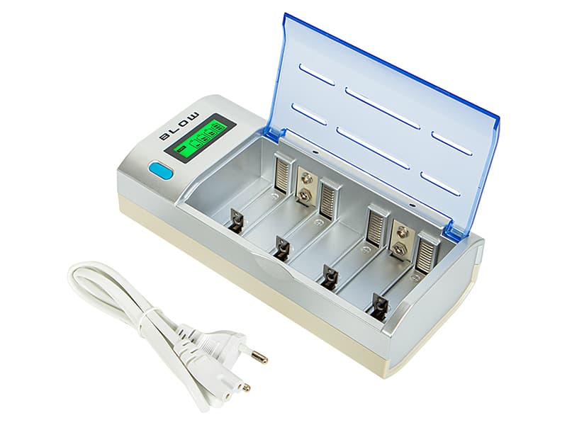 Polnilnik Blow GN-111 za AA, AAA, C, D, 9V z LCD
