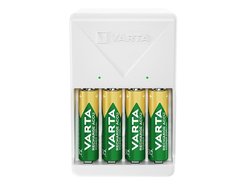 Polnilnik VARTA PLUG CHARGER s 4x AA 2100mAh baterijami