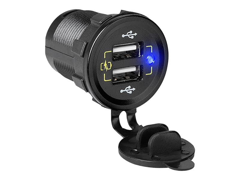 Blow montažna avto polnilnica 2x USB-A M18C