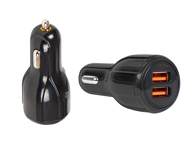 Avtomobilski polnilnik Blow 3.1A z dvema USB-A priključkoma