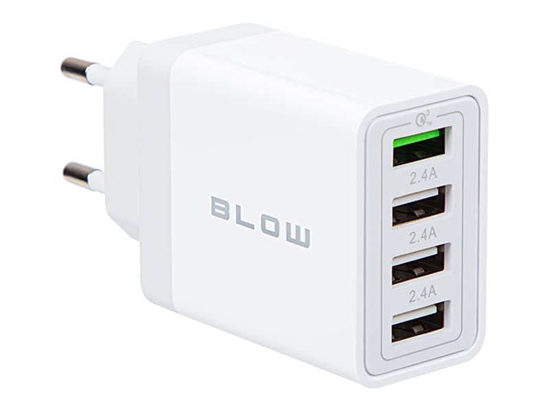 Polnilnik Blow 30W USB, 3x USB-A + Smart IC
